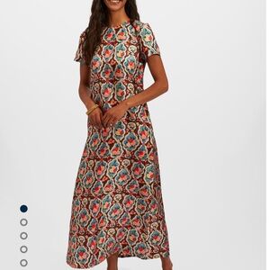 DoubleJ Matisse in Silk Twill Swing Dress Size XS